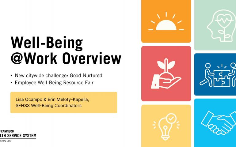 wellbeing at work overview training image